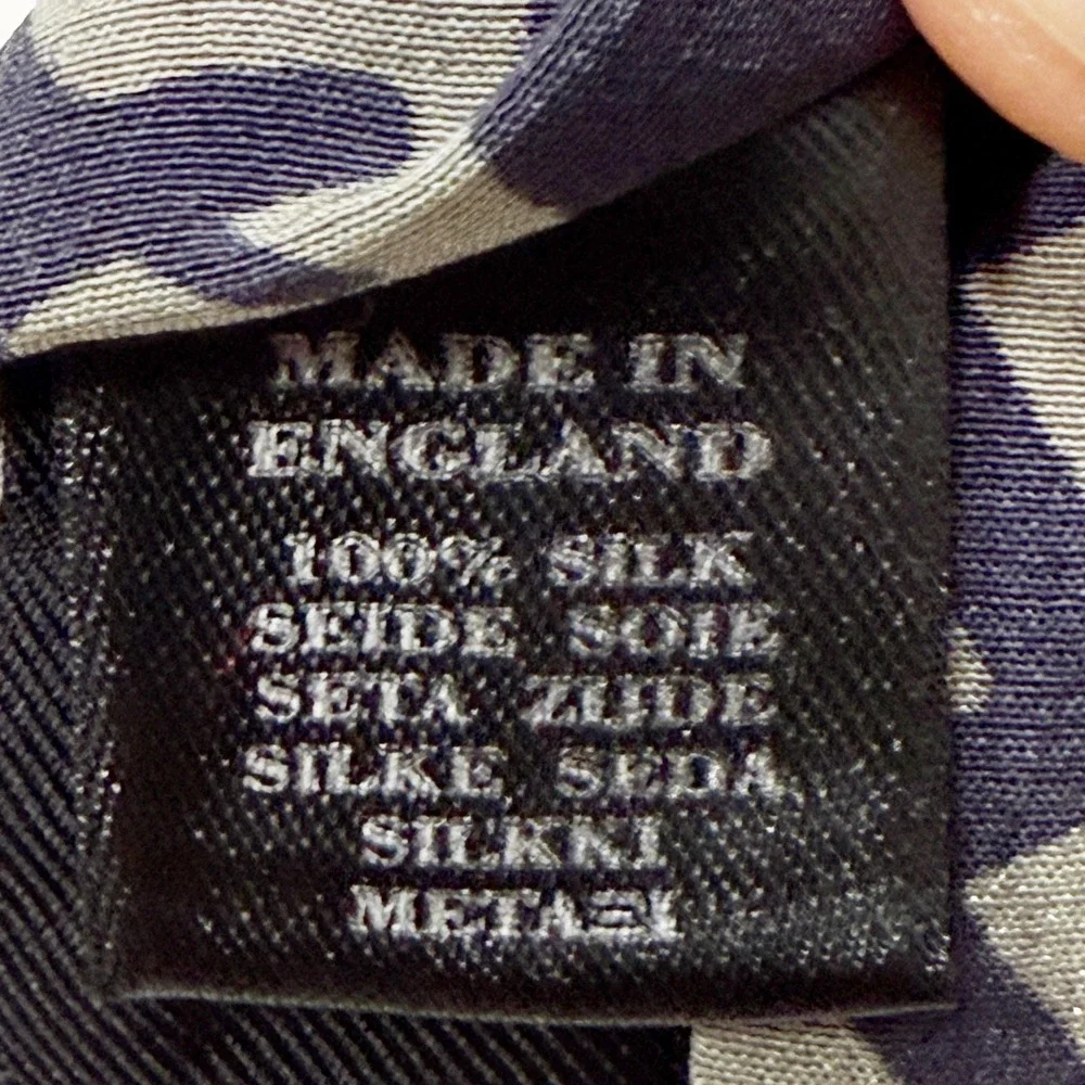 Burberry Prorsum Silk Tie Abstract Print W: 2.5